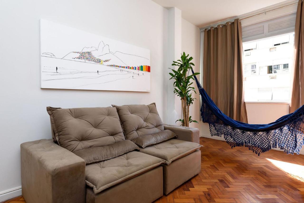 2 Quartos Em Copacabana C/ Vista-Mar | Pj 135/808 Rio de Janeiro Kültér fotó