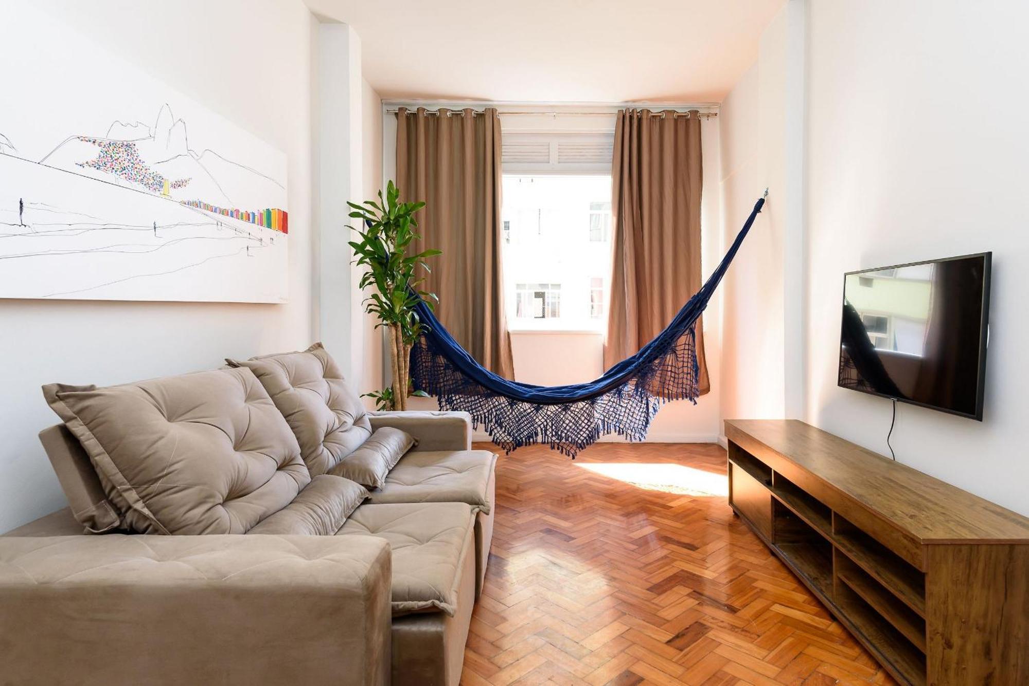 2 Quartos Em Copacabana C/ Vista-Mar | Pj 135/808 Rio de Janeiro Kültér fotó